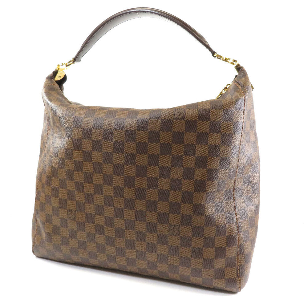 Louis Vuitton Portobello Canvas Bag Shoulder Damier